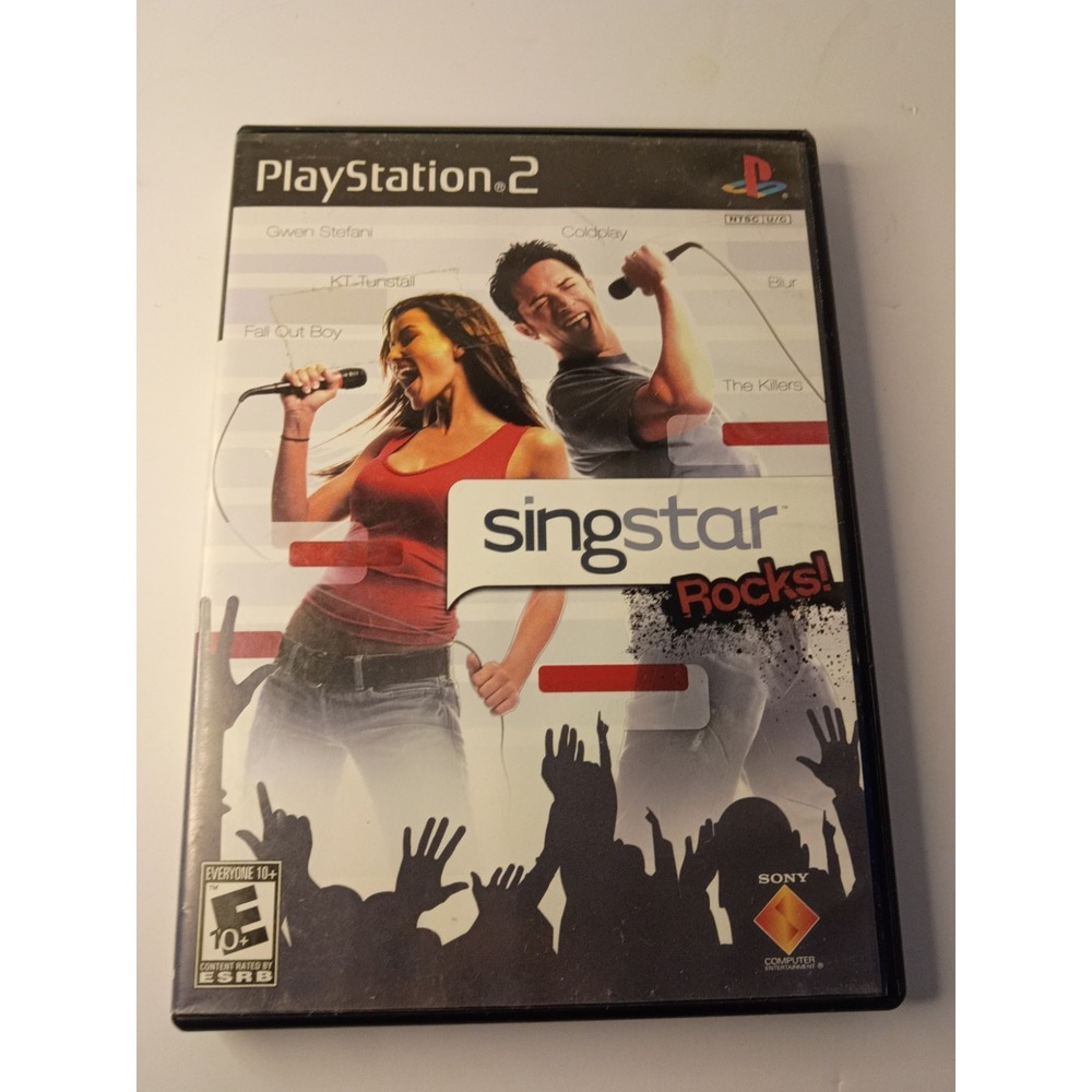 Singstar (PlayStation 2 PS2, 2007) Complete w/ Manual CIB Sing Star Tested